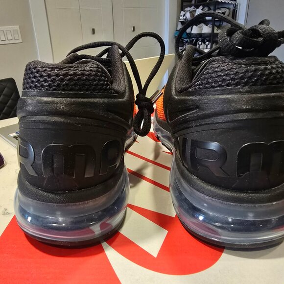 Nike Air Max 2013 Men's Size 10 'Sunset' Black Orange Athletic Shoes HF4887 873 - Picture 4 of 10